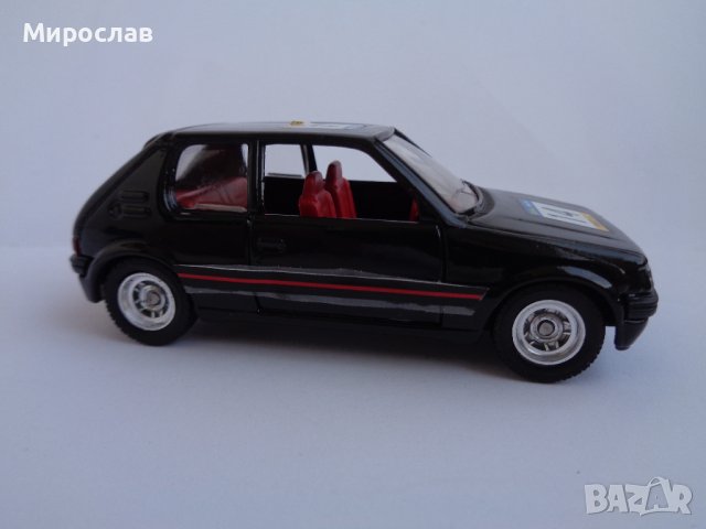 SOLIDO  1/43 PEUGEOT 205 КОЛИЧКА МОДЕЛ ИГРАЧКА , снимка 3 - Колекции - 44327728