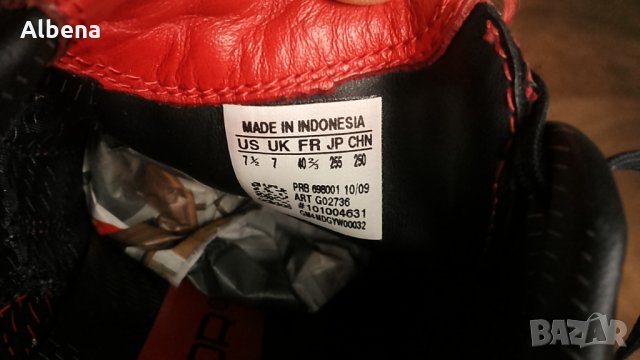 ADIDAS PREDATOR размер EUR 40 2/3 / UK 7 бутонки естествена кожа 32-11-S, снимка 15 - Спортни обувки - 34540633