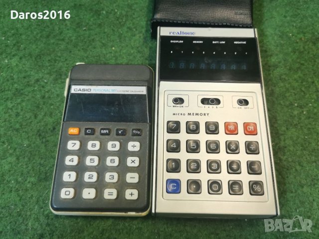 Два броя калкулатори Casio и Realtone , снимка 2 - Антикварни и старинни предмети - 39326789