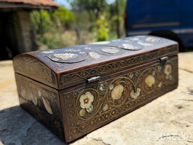 Много Рядка Кутия 17 век. Царска изработка Седев и месингова тел, снимка 9 - Антикварни и старинни предмети - 51357322