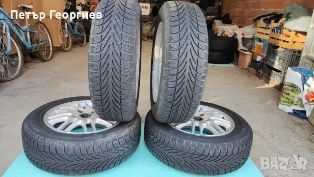 Зимни гуми 195 / 60 R 15, снимка 2 - Гуми и джанти - 50038620