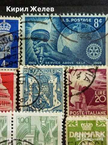 Стари пощенски марки от цял свят смесени ДАНИЯ, ШВЕЦИЯ, ИСПАНИЯ за КОЛЕКЦИЯ 51612, снимка 6 - Филателия - 53231848