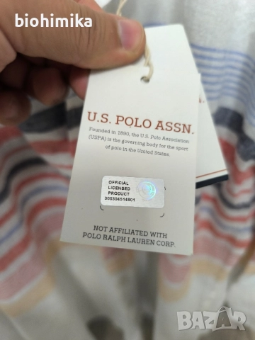 Риза US POLO ASSN Regular Fit L, снимка 3 - Ризи - 52029216
