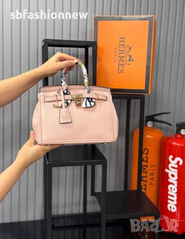 Hermes Birkin 25см 20 цвята, снимка 12 - Чанти - 55760165