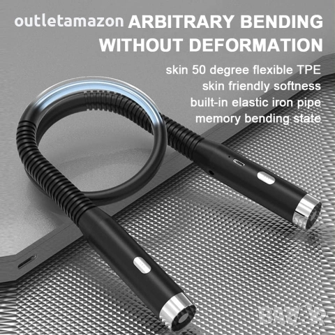 LED лампа за четене за врата, презареждаща се LED лампа за четене в леглото, снимка 3 - Лед осветление - 52856874