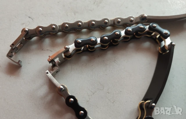 Мъжки гривни от неръждаема стомана, снимка 12 - Гривни - 50657658