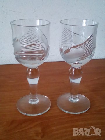Чаши за ракия, стъкло , снимка 1