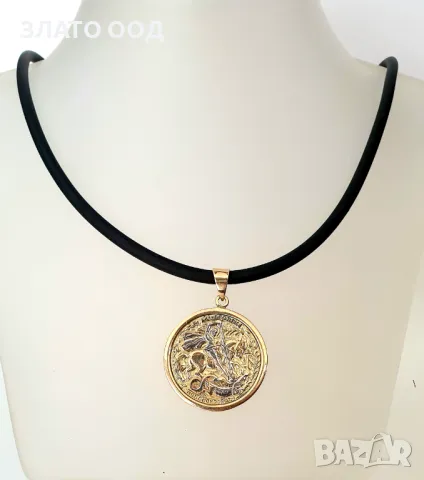 Златни колиета със силикон, снимка 6 - Колиета, медальони, синджири - 49647513