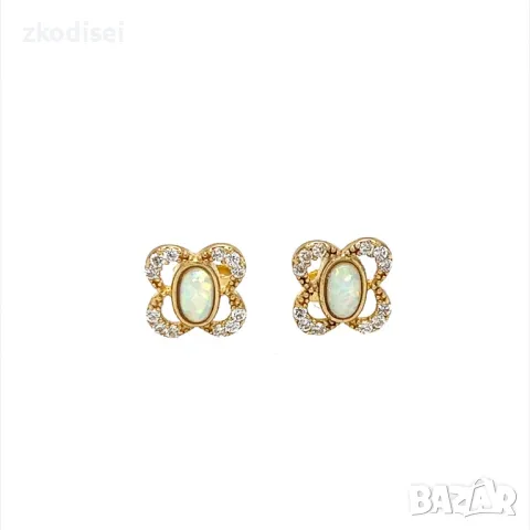 Златни обеци 1,37гр. 14кр. проба:585 модел:26620-4