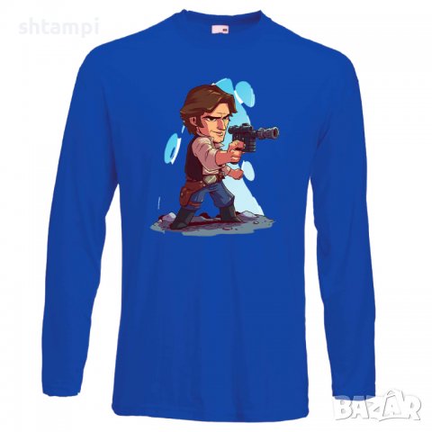 Мъжка тениска Star Wars Han Solo Star Wars Игра,Изненада,Подарък,Геймър, , снимка 8 - Тениски - 36809191