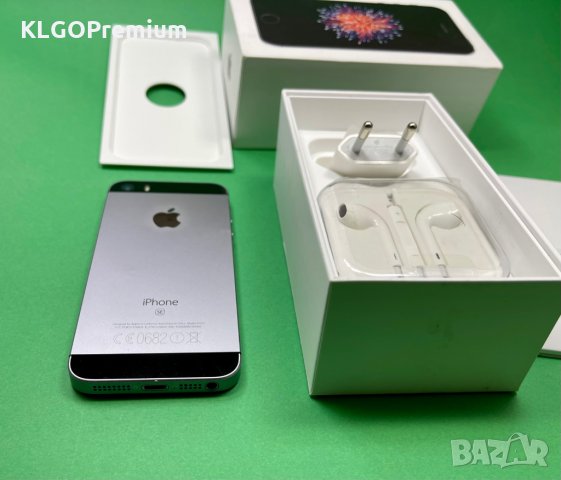 Отличен Apple iPhone SE 32GB Space Gray отключен телефон айфон, снимка 2 - Apple iPhone - 31391374