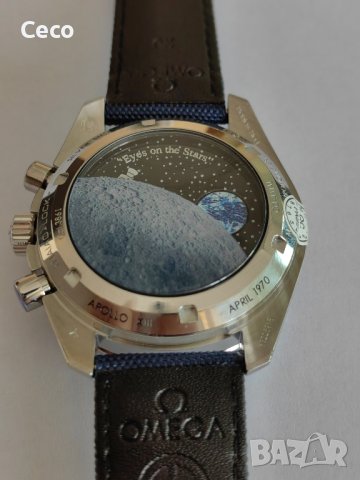 Omega Speedmaster Silver Snoopy 50th anniversary Edition chronograph , снимка 6 - Мъжки - 44225843