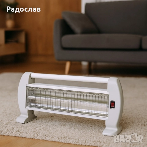 Кварцова отоплителна печка Rosberg – избор между 1000W и 1200W, снимка 3 - Отоплителни печки - 52355470