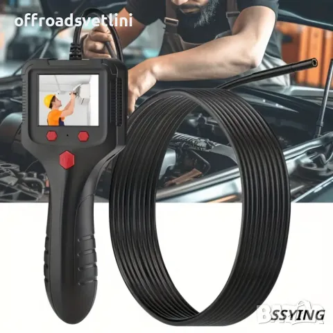 ТОП ОБЯВА Професионален eндоскоп камера с 2.4" дисплей с 5 метра кабел