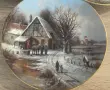 🇩🇪 Колекционерски порцеланови чинии Tirschenreuth – „Weihnachtliche Landschaften“, снимка 2