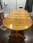 Кухненска маса и шест стола от дърво, снимка 1