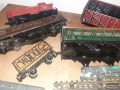 Лот части влакче вагони конструктор релси - стара игра, снимка 8