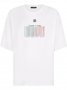 D&G Dolce and Gabbana Barcode Embroidered Logo Oversized Мъжка Тениска size 44 (M / L) и 48 (XL), снимка 2
