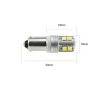 2 броя LED крушки BA9s бяла светлина 12V/24V за автомобил и камион, снимка 3