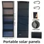 Преносимо слънчево зарядно устройство 35W - Сгъваемо, лесно за носене - USB 5V изход, снимка 4