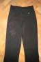 Еластичен панталон с декорации от щампа / широки крачоли , снимка 2