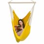 Висящ стол Памук, полиестер и дърво Hespéride Cuenca Yellow 100x135 Cm, снимка 2