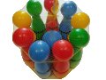 Детски боулинг с 9 тридесет сантиметрови кегли и две топки, снимка 1 - Игри и пъзели - 37495568
