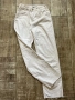Нови класически  бели дънкови дънкени панталони висока талия Zara zara, снимка 1