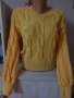 Нов къс немски топъл пуловер в жълто, снимка 1 - Блузи с дълъг ръкав и пуловери - 42859082