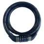 Черно заключващо въже 60 cm и 12 mm с код, снимка 2