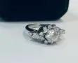 Пръстен бяло злато и брилянти , снимка 12