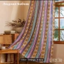 ново шарено перде/завеса-132х213см. , снимка 1