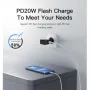 Мини Зарядно/Адаптер 220V / Yesido MC17 / USB QC 3.0 , PD 20W / UK,EU,US,AUS Plugs / Черен / Баркод , снимка 4