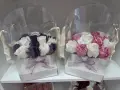 Подаръчна аранжировка с рози в прозрачна кутия, снимка 3