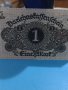Рядка банкнота една марка 1920 година Германия с червен печат за колекция - 18854, снимка 6
