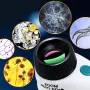 Детски преносим микроскоп с LED светлина, 60x-120x увеличение и стойка за смартфон, снимка 1