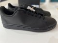 Черни кожени нови маратонки adidas номер 47,3, снимка 1 - Маратонки - 38299346