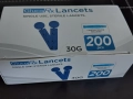 Ланцети за еднократна употреба -200 бр. със стерилна писалка, снимка 3
