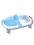 Сгъваема вана с термометър и възглавничка за бебе, снимка 2