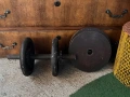 Професионална винтова щанга с чугунени дискове – 30 кг. , снимка 3