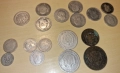 Сребърни монети 1 лев 2 лева 50 стотинки и европейски, снимка 3