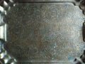стара бронзова табла,поднос, снимка 2