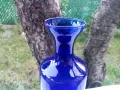 Винтидж ваза кобалт, снимка 4