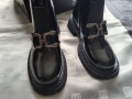 Дамски черни лачени боти , снимка 5