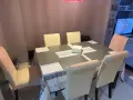 180 евро 6 броя кожени столове и калъфи за тях
, снимка 7