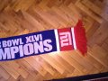 Super Bowl XLVI New York Giants 2011 шал , снимка 4