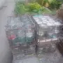 метални каси щайги  за буркани от социализма.  Събират по девет буркана тип омния. Имам налични 4 бр, снимка 1