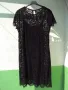 Черна дантелена рокля нова ръст 40/42, снимка 1