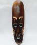 Дървена африканска племенна маска(14.2), снимка 1 - Пана - 44684378