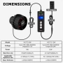 DC аквариумна помпа Wavemaker регулируема за 189-450L - 8000LPH, снимка 9